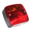 Old-Harvest 2x Trailer Rear Light Chamber Light with License Plate