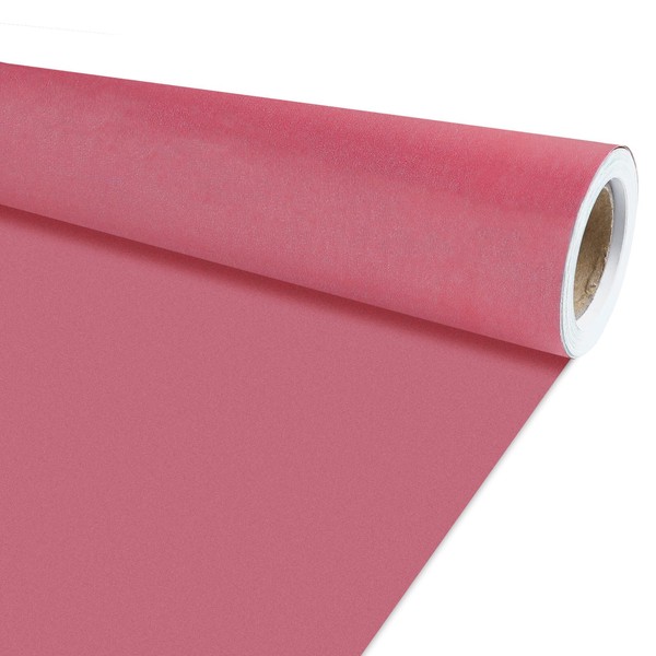 Qyeahkj 20 Ft x 17.7Inch Pink Bulletin Board Paper Roll