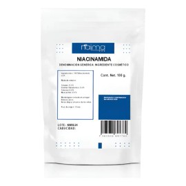 Niacinamida (vitamina B3) Usp Uso Cosmético 100 Gramos Todo Tipo De Piel