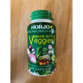 Horjoy 100% VEGGIES 90 Capsules, Natures Supplement Energy Balance