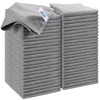 HOMEXCEL Grey Microfiber Cleaning Cloth, 50 Pack Cleaning Towels for