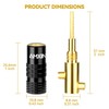 AMXINWANG Flex Pin Banana Plugs for Spring Loaded Speaker Terminals,