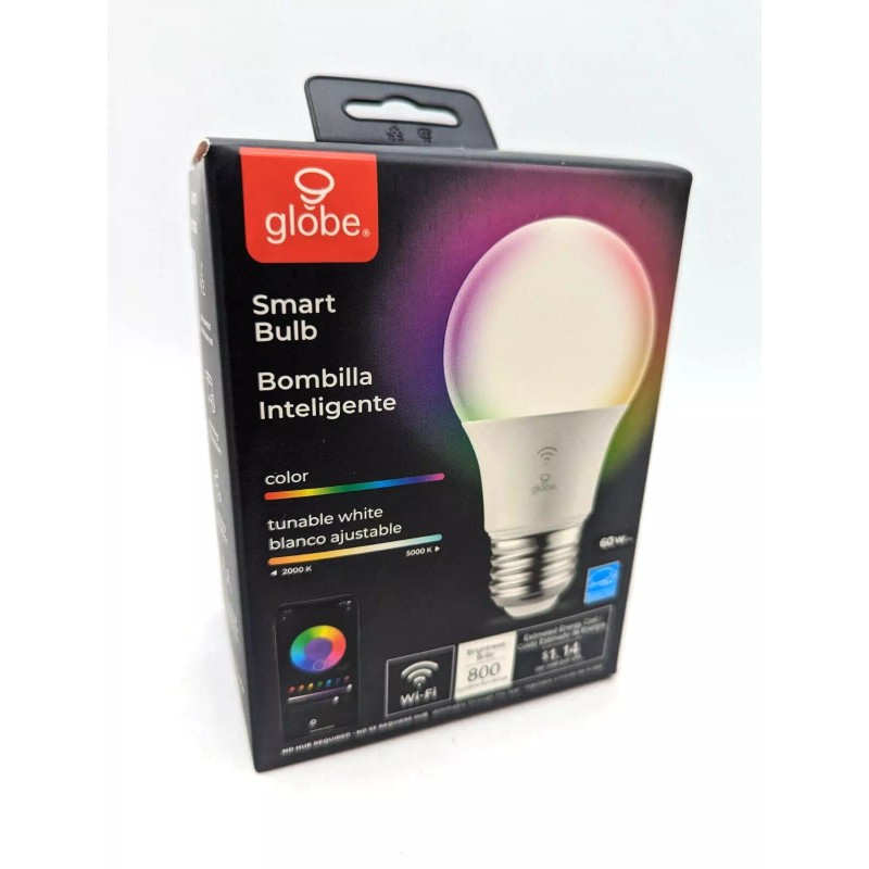 Globe Electric Wi-Fi Smart 10 Watt LED Multicolor Changing RGB/RVB
