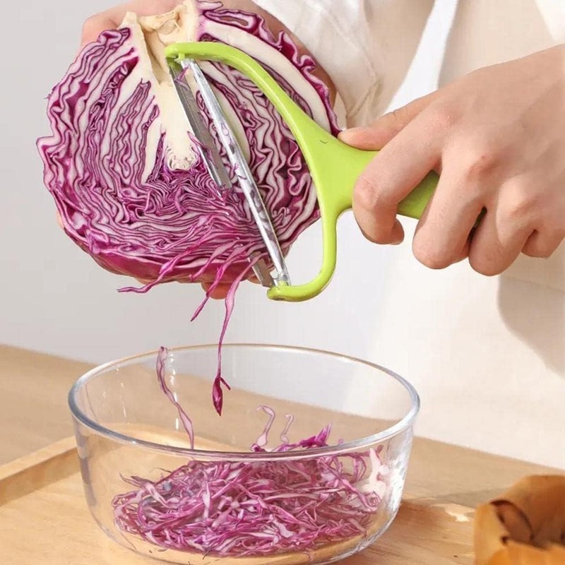 Green Cabbage Shredder,Vegetable Cutter Cabbage Slicer,Stainless Steel Fruit Vegetable Potato