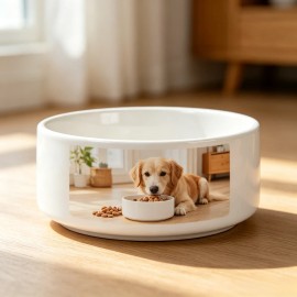 Ceramic Slow Feeder Cat Bowl Anti-choke Design Portable Stylish Multiple Colors Food and Water Bowl for PetsVolume: 600ml
