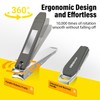 Nail Clipper Set,Premium Stainless Steel Fingernail and Toenail Clipper Cutters