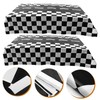 KOMBIUDA Simple Decorative Tablecloths 2pcs Large Rectangle Checkered Party Tablecloths