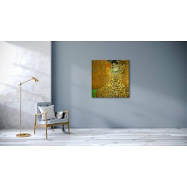 Wieco Art Portrait of Adele Bloch-Bauer I,1907 by Gustav Klimt Famous Paintings Reproduction Abstract Canvas Prints Artwork for Wall Decor Classic Canvas Wall Art Kli-0202-8080