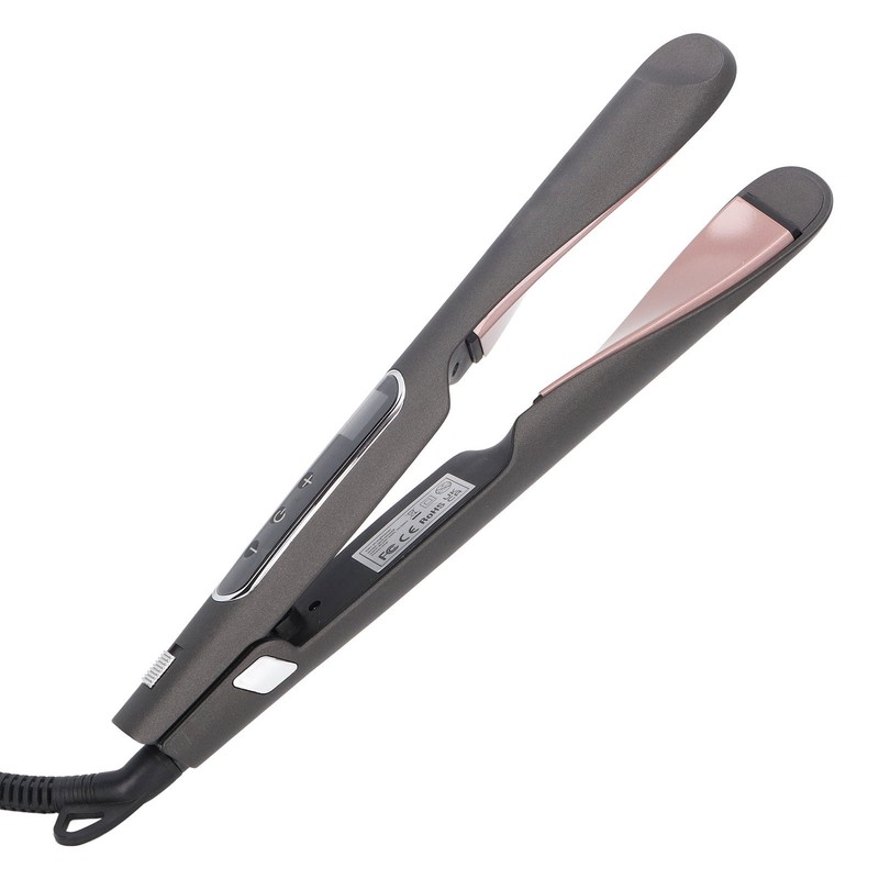 2 in 1 Hair Straightener Curler Twisted PTC Heating LCD