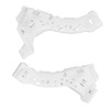 1 Pair Front Bumper Support Brackets BN8V500T1C Left Right Bumper