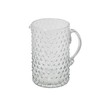 Creative Co-Op Hand Blown Glass Hobnail Pitcher, Clear