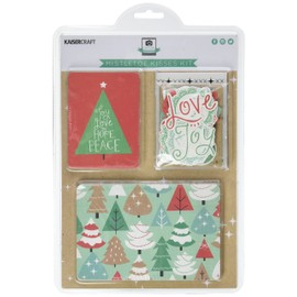 Kaiser Craft "Mistletoe Kisses" Captured Moments Kit with Cards/Collectibles and Overlays