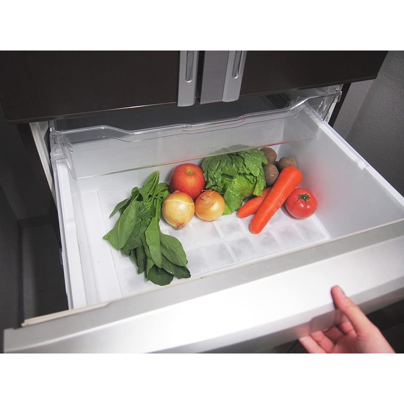 Fujipacks Hanbai Refrigerator Vegetable Chamber Sheet, Removes Odor, Ethylene Gas,
