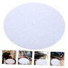 VINTORKY Wool Mat White Record Vinyls Felt Turntable Mat Slipmats