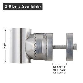 Sactulaz for Starlink Rv Ladder Mount,Starlink Rv Mount Base,Starlink Pole Mount to Clamp 1-1.25inch O,D. Rail for Car Vehicle roof Rack Yacht Marine SailingBoat Railing Starlink Antenna Pipe Adapter