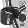 3DActive Fabric Resistance Bands for Legs and Butt. Wide Non-Slip
