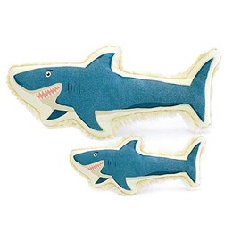 Harry Barker Shark Canvas Toy - Blue - Small