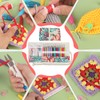 Coopay Crochet Hook Set with Roll Bag, 14 Pieces Ergonomic