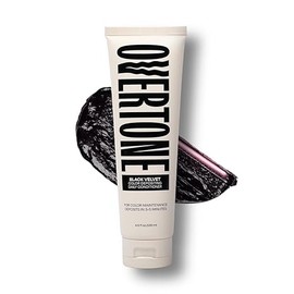oVertone Daily Color Depositing Conditioner For All Hair Types: 4.5 oz Temporary Coloring Conditioner w/Shea Butter & Coconut Oil, Refresh Color & Prevent Fading, Vegan & Cruelty-Free, Black Velvet