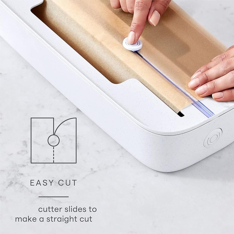 Drawer Food Wrap Dispenser, Foil, Plastic and Wax Paper Organizer