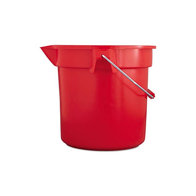 ラバーメイド(Rubbermaid)BRUTEバケツ (L) 13.2Lレッド FG261400RED