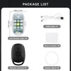 SEISSO 4-Pack Wireless Remote Control Anti-Collision LED Strobe Lights Kit