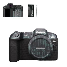 DBZZ Camera Body Protective Film for Canon R8， Anti-Scratch Camera Skin Sticker include 2pcs R8 screen protector and tools (Honeycomb Green)