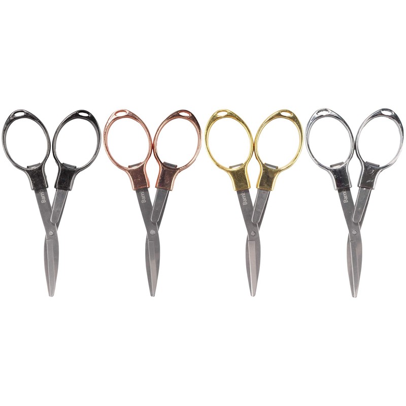 JubileeYarn Foldblade - Metal Folding Scissors - Silver - 3