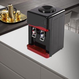 Desktop Water Cooler Dispenser Mini Water Dispenser Hot & Cold Water Dispenser with Child Safety Lock Drinking Fountain