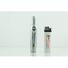 2 Items Scorch Metal 45 Degree Refillable Adjustable Flame Jet Torch Lighter and The Patriot Lighter