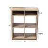 Creative Co-Op Wood Console Table with Storage, Coastal Oak Book