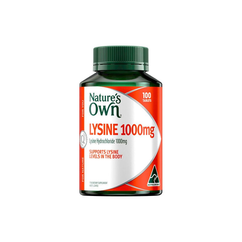 Nature's Own Double Strength Cold Sore Relief 100 Tablets