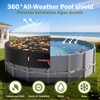 14Ft Round Pool Cover, Solar Covers for Above Ground Pools,