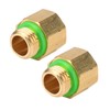 2PCS High Pressure Sprayer Reducer Adapter, G3/8 Internal Thread to