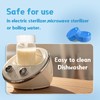 4pcs Wide Bottle Caps Compatible for Wide-Neck Natural Flow Dr