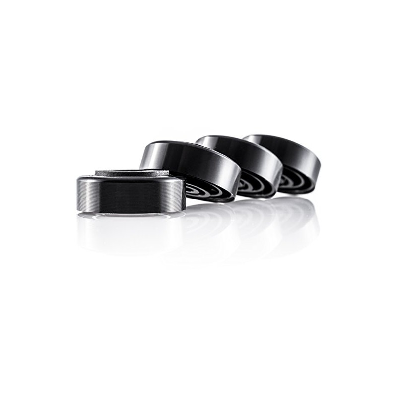 Hifi Lab Aluminium Black Audio Devices 30x11 Legs Feet Aluminium