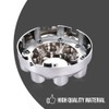 PIT66 4PCS 8 Lug Covers 17" Wheel Center Cap Fit