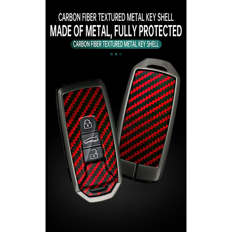 KUNIO Keyless Key Case Suitable for VW Touareg 2018 2019