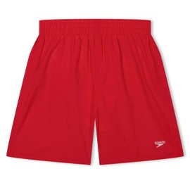 Speedo Boy's Solid Leisure 15-Inch Watershorts, Fed Red, 2X-Large/15-Inch