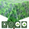 2 Pack Hawaiian Luau Tablecloths, PILZUME 54x 108 Inch Tropical