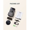 CEYOMUR Wildlife Camera, 36MP 2K Trail Camera with 36pcs IR