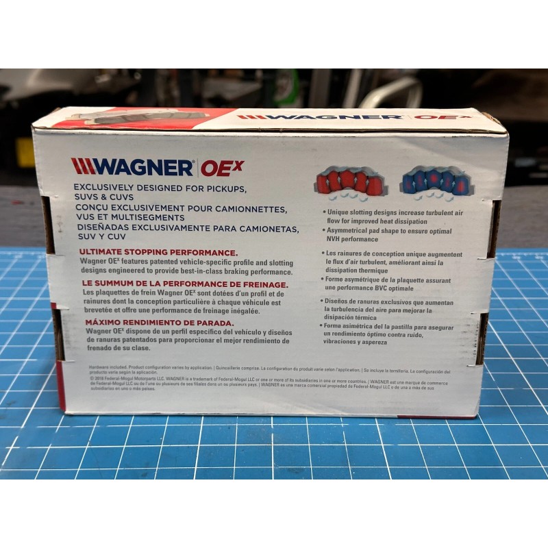Wagner FRONT DISC BRAKE PAD SET WAGNER OEx OEX976