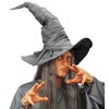shoperama Witch Hat Suede Look Large Bendable Wizard Hat Merlin