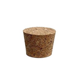 Natura Bona Tapered Cork Stopper Set; #13 for Essential Oil, Wine, and Other Liquid Bottles. Exact Dimension: 1.18” Top Diameter X .95” Height X 1.02” Bottom Diameter. (12)