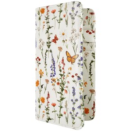 Mymazn Server Book with Zipper and Magnetic Pocket, Cute Waitress Book Server Booklet, Serving Book Fits Server Apron with High Volume Pocket, Vintage Floral