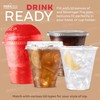[100 Count 12 oz.] Plastic Cups - PET Plastic Cups
