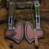 BA-KOR 12.2-inch DC53 Steel 10mm Thick Multi-Functional Survival Axe for