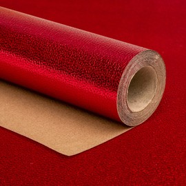 WRAPAHOLIC Wrapping Paper Roll - Sparkle Red for Birthday, Holiday, Wedding, Baby Shower - 30 Inch x 16.5 Feet