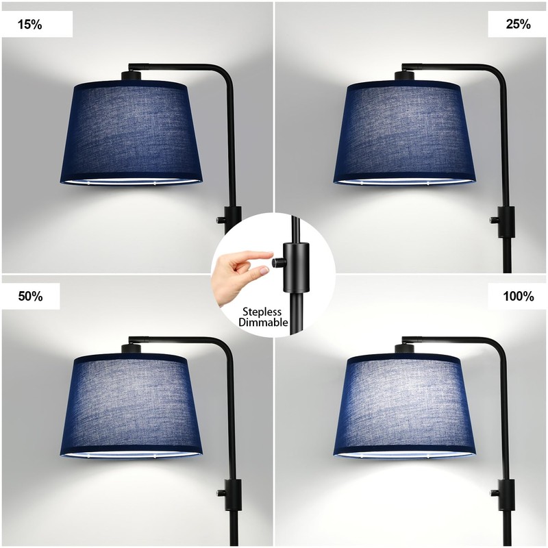 Nintiue 【Upgraded】 Dimmable Floor Lamp, 1000 Lumens LED Edison Bulb