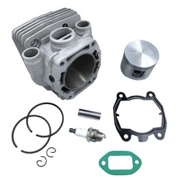 Upgraded 42240201205 Nikasil Cylinder Piston Gaskets Kit Compatible with STIHL TS700, TS800 Cut-Off Saws, with Cylinder, Piston, Rings, Clips, gaskets & Spark Plug kit, Replaces OEM 4224-020-1205